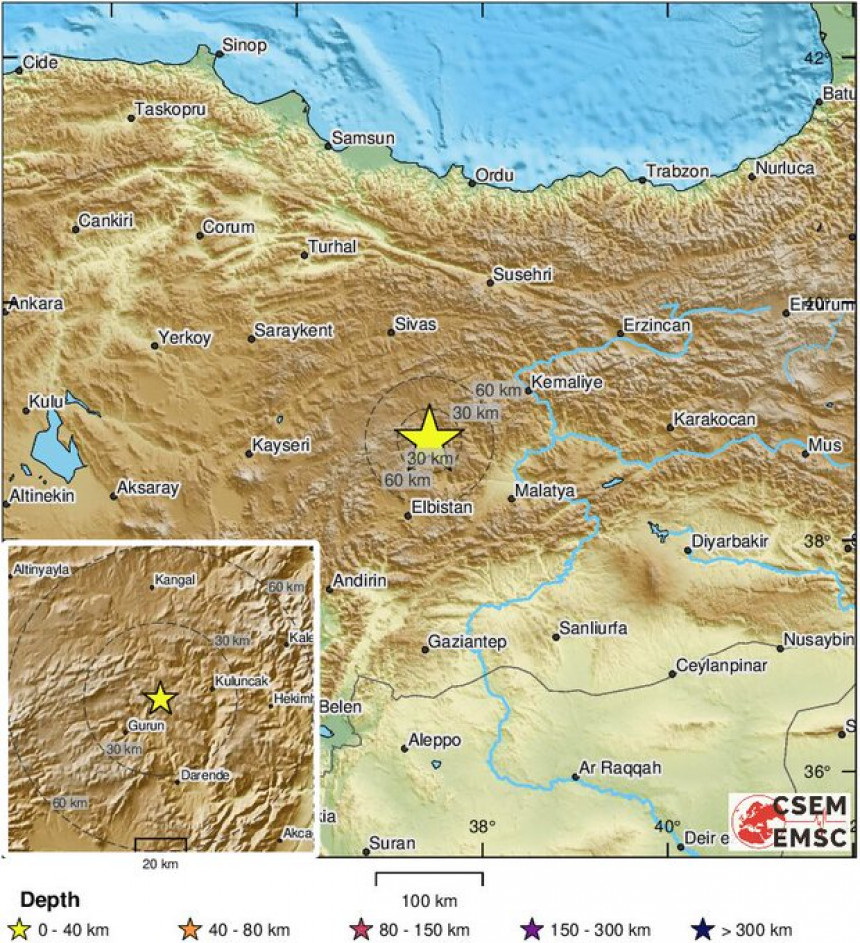 Tlo ne miruje: Snažan zemljotres pogodio Tursku