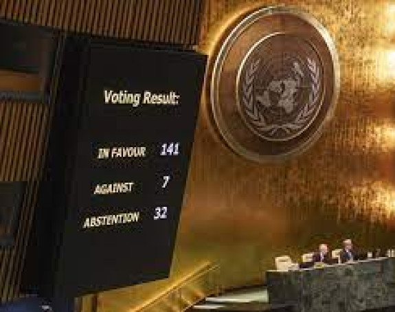UN rezolucijom poziva Rusiju da se povuče iz UKR