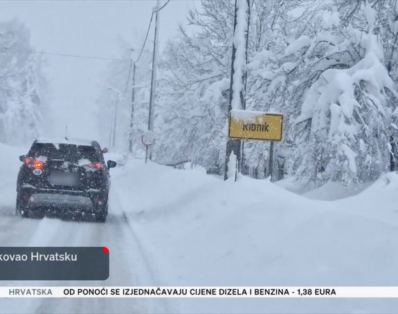 Hrvatska se i dalje bori sa obilnim snijegom