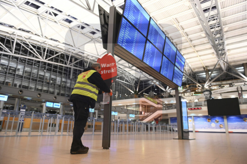 Njemačka: Zbog štrajka otkazani brojni letovi