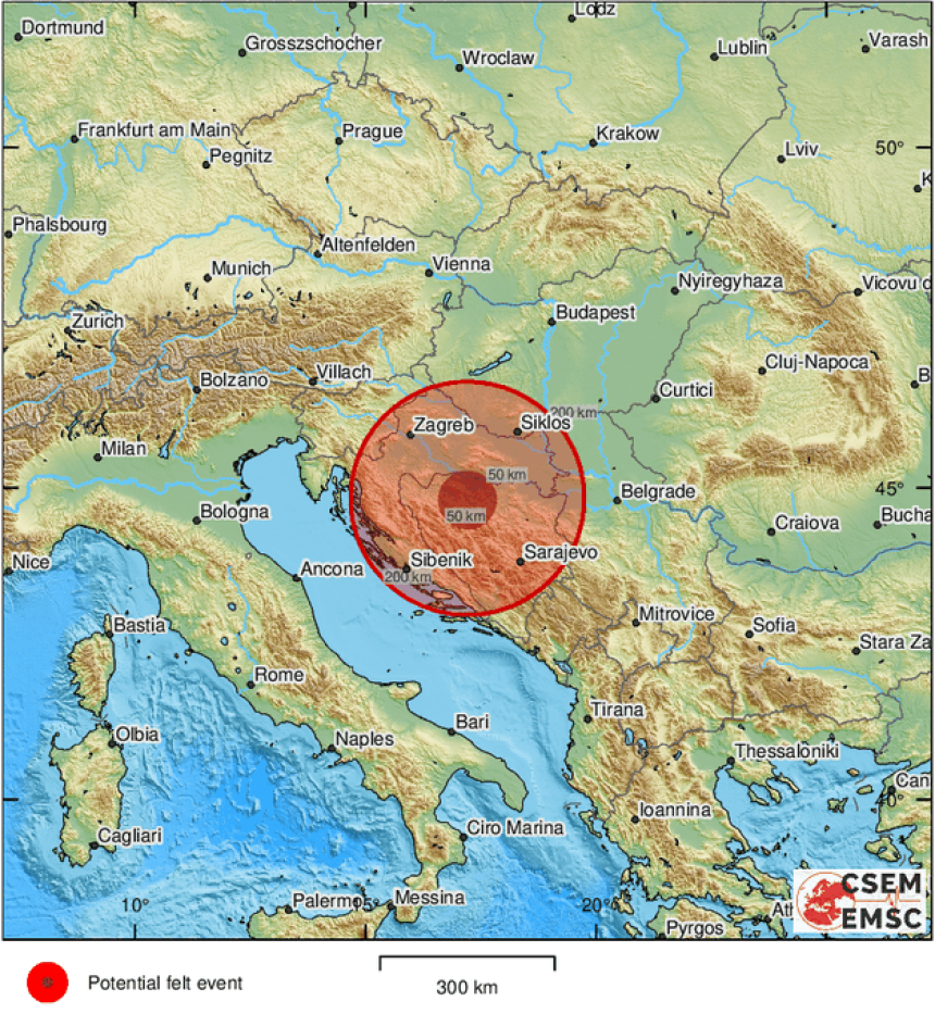 Zatreslo se tlo: Zemljotres kod Banjaluke