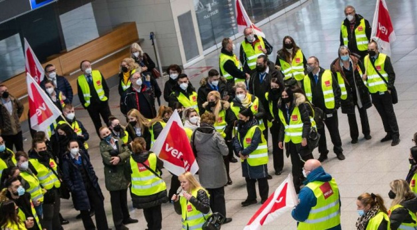 Njemačka: Više stotina letova otkazano