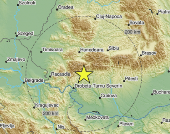 Снажан земљотрес погодио Румунију, затресао се регион