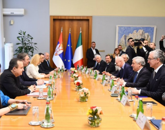 Vučić sa Tajanijem: Hvala Vam na prijateljstvu!