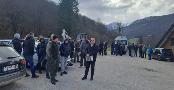 Radnici JUNP Sutjeska u štrajku, blokiraće i put