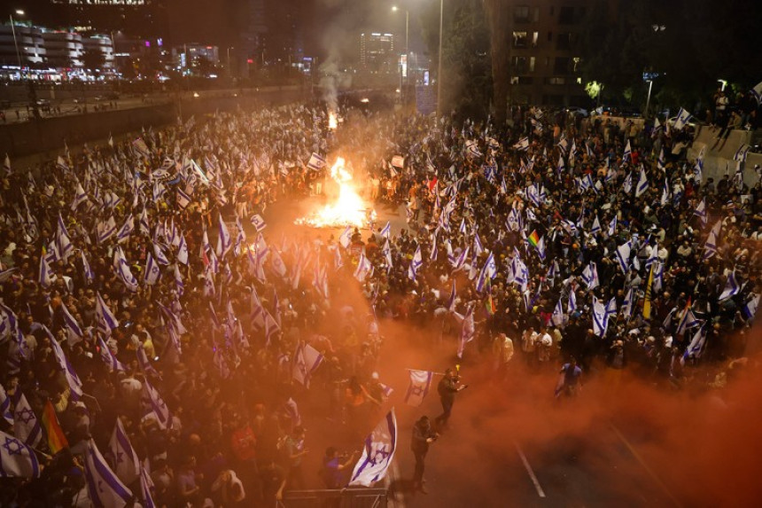 Masovni protesti u Izraelu, na ulicama stotine hiljada ljudi