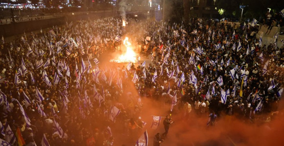 Masovni protesti u Izraelu, na ulicama stotine hiljada ljudi