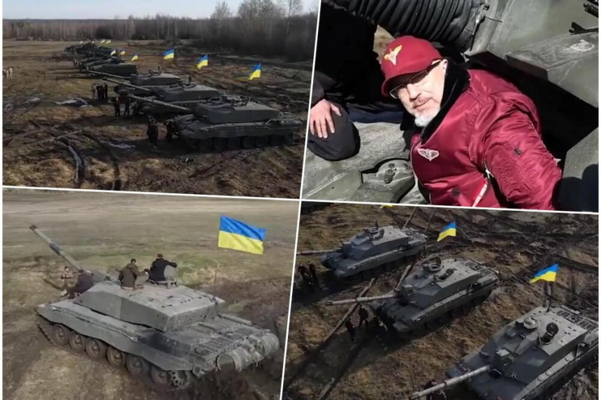 Британски тенкови стигли у Украјину, возао се министар