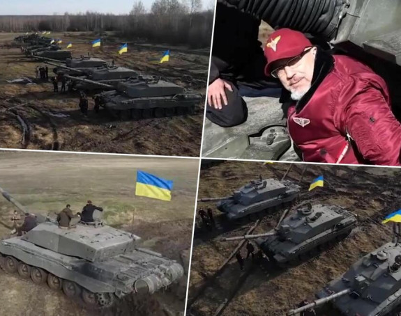 Britanski tenkovi stigli u Ukrajinu, vozao se ministar