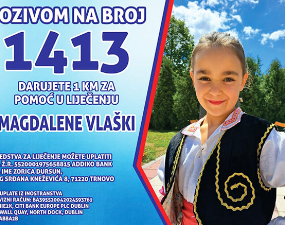 Активан хуманитарни број 1413 за Магдалену Влашки