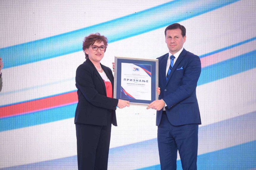 Priznanje Novoj banci za plasman kredita privredi