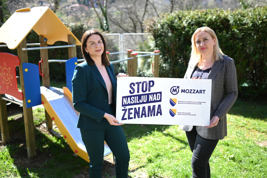 Za dječije osmijehe: Mozzart opremio igralište Sigurne kuće u Banjaluci