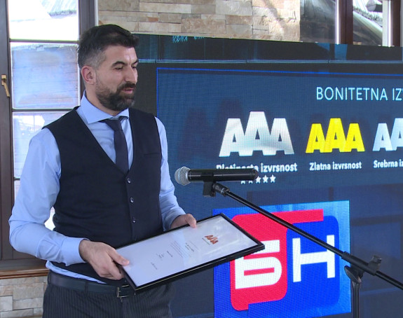Sertifikat uspješnog poslovanja uručen BN televiziji
