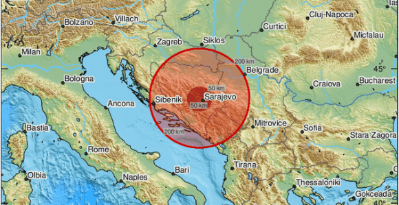 Slabiji zemljotres pogodio Sarajevo, građane uznemirio