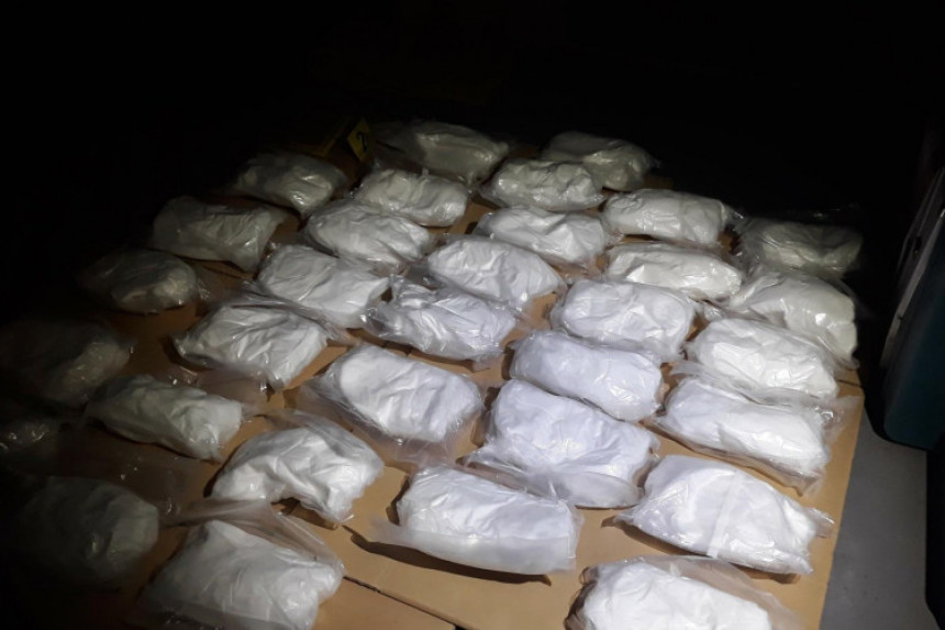 Droga namijenjena za EU: Zaplijenjeno 700 kg kokaina