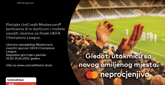 Mastercard i UniCredit vas vode na finale UEFA Champions League