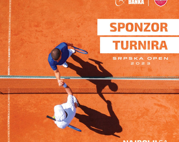Nova banka sponzor teniskog turnira Srpska Open