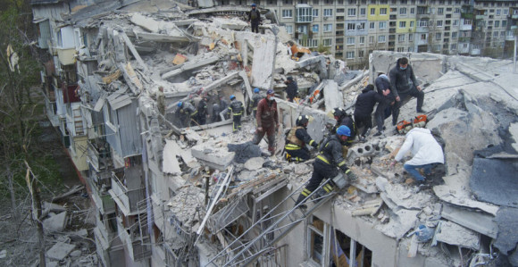 Ruske rakete za nekoliko sekundi razorile naselje