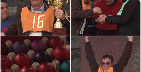 Dušan iz Švedske pobedio u tucanju jajima u Mokrinu!