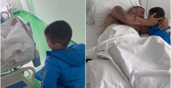 Katarina dovela Darku Laziću sina u posjetu