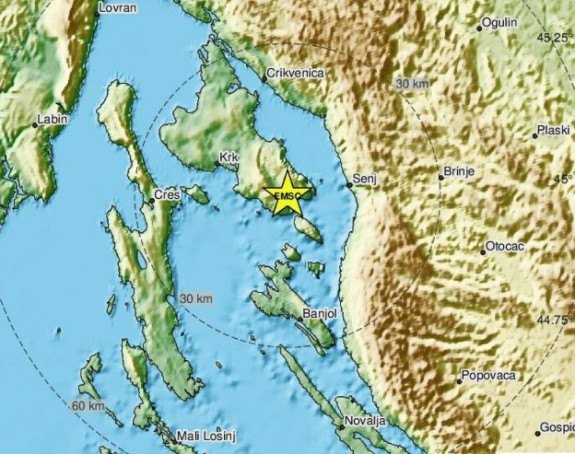 Трећи земљотрес у Хрватској у два дана