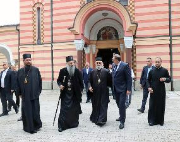 BL: Susret Dodika i episkopa Jefrema sa patrijarhom