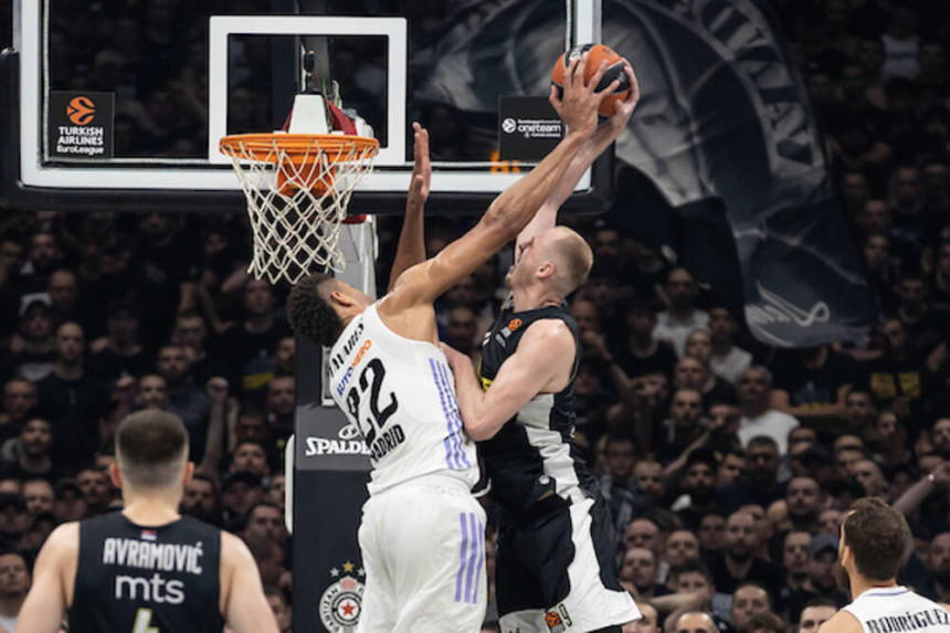 Partizan poražen, slavlje Reala u krcatoj Areni