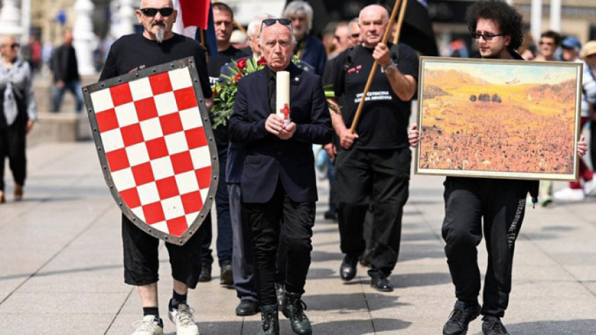 Комеморација блајбуршким жртвама у Загребу