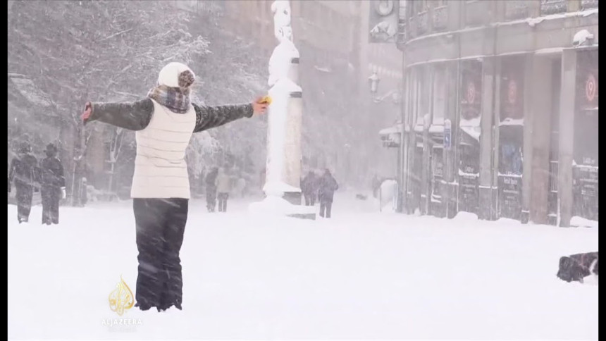 Nakon suše, na sjeveru Španije pao snijeg