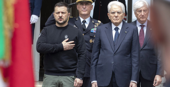 Zelenski u Rimu: Italijanski zvaničnici na strani Ukrajine