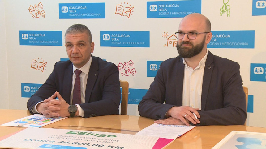 Vrijedna donaciji iz Binga organizaciji SOS dječijih sela u BiH