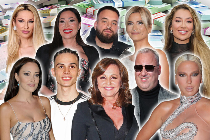 Oni su najplaćeniji pjevači: Ceca uzela preko pola mil. €