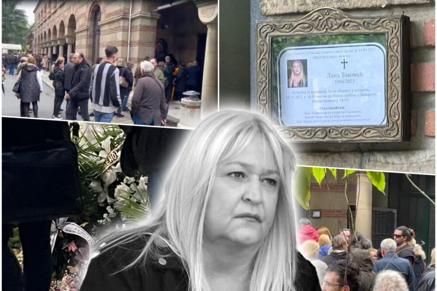 Lana Toković ispraćena na večni počinak uz pesmu Nikad više!