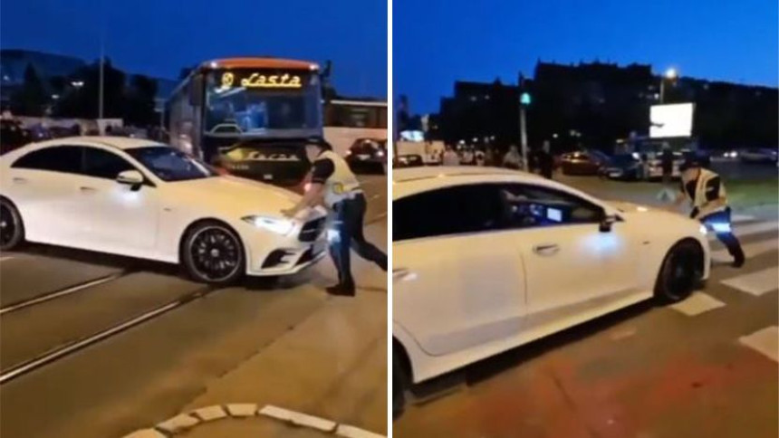 Poznati ginekolog autom nasrnuo na policiju (VIDEO)