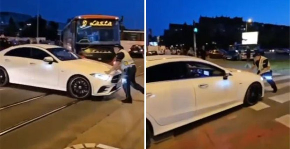 Poznati ginekolog autom nasrnuo na policiju (VIDEO)