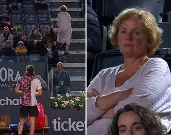 Skandal: Cicipas tjerao majku sa svog meča! (FOTO)