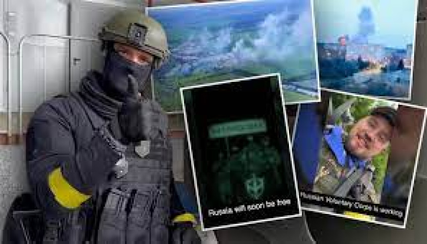 "Ukrajinski" vojni napad na Rusiju