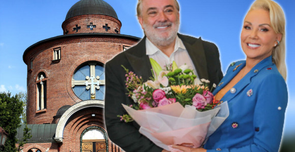 Lepa Brena i Boba pokloinili crkvi luster sa ikonama