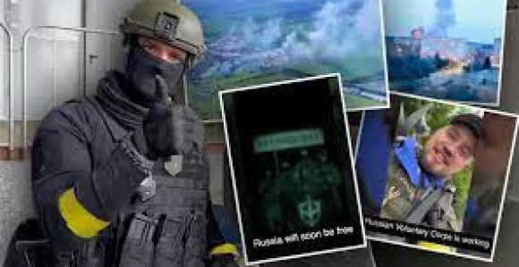 "Ukrajinski" vojni napad na Rusiju