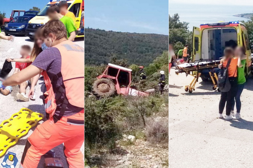 HR: Prevrnuo se traktor sa maturantima