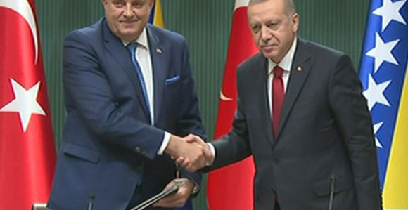 Dodik i Cvijanović na Erdoganovoj inauguraciji
