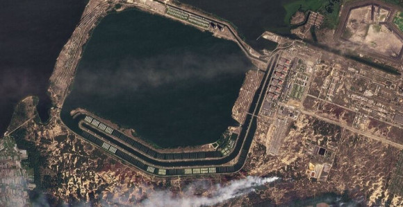 Bazen za hlađenje u Zaporožju je u opasnosti