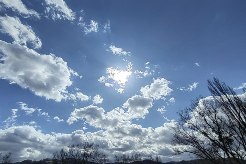 Nestabilno vrijeme, prije podne sunce, kasnije pljuskovi