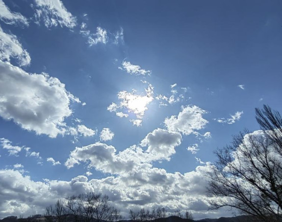 Nestabilno vrijeme, prije podne sunce, kasnije pljuskovi