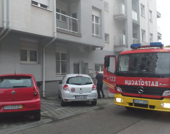 Požar u stanu u Ulici Ive Andrića u Bijeljini