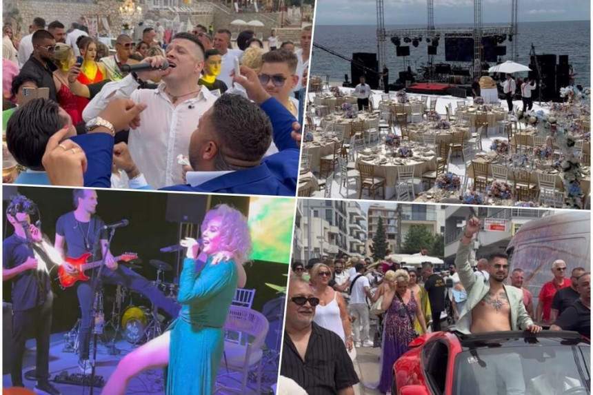 Krštenje od milion evra u CG: Gosti jeli zlatnim priborom a pevali im Brena i Sloba!