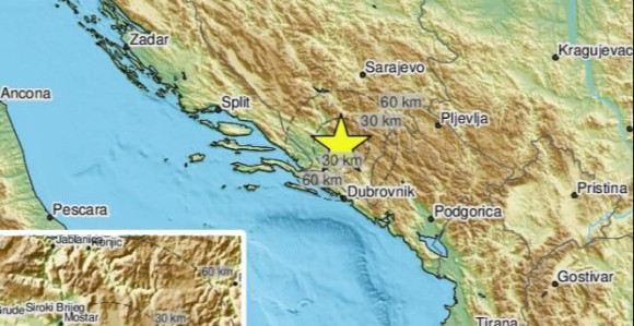 Ponovo se treslo tlo u Hercegovini: Epicentar kod Stoca
