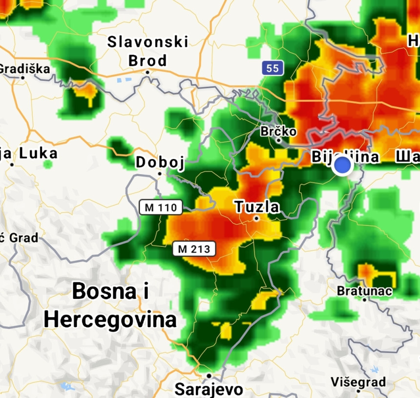 Ускоро невријеме на сјевероистоку БиХ