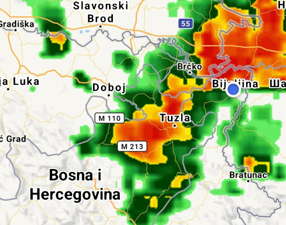 Ускоро невријеме на сјевероистоку БиХ