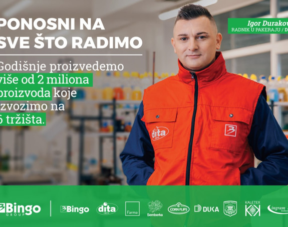 Dita 1977 izvozi 35% svoje ukupne proizvodnje 